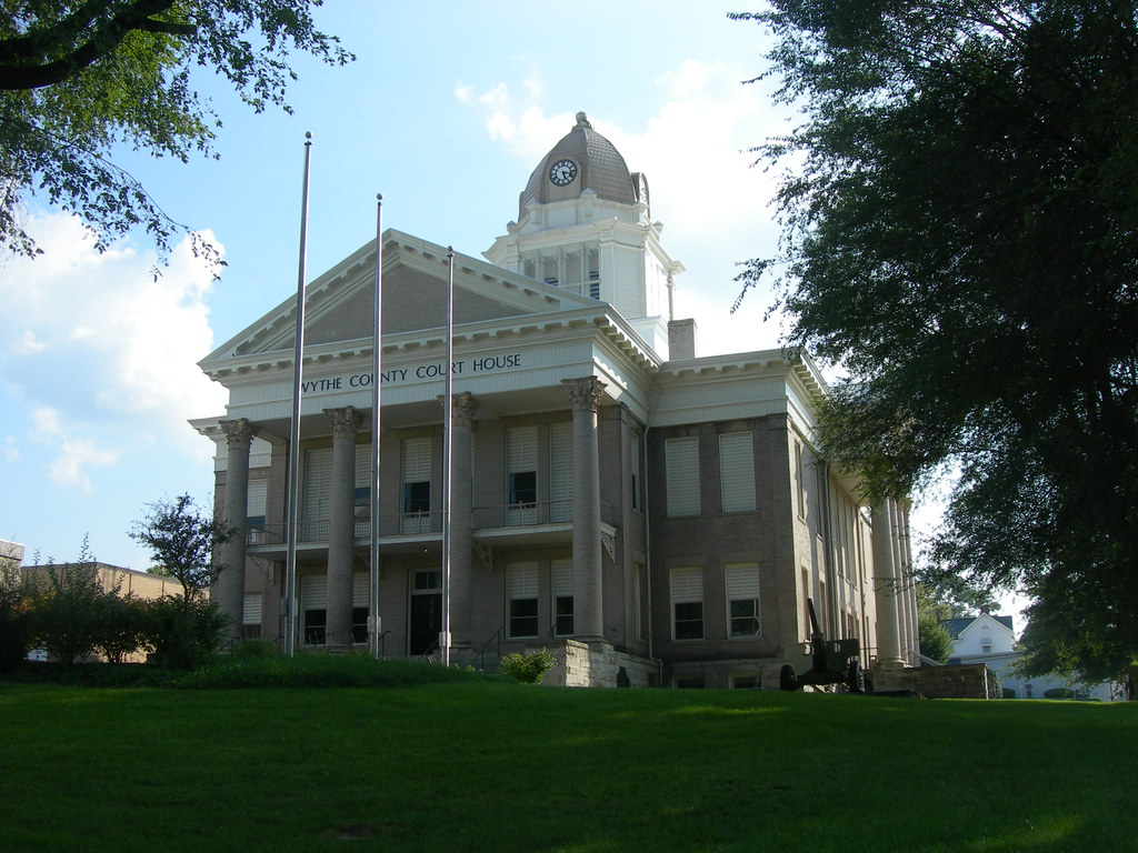 Wythe County Courthouse Wytheville, Virginia Constructed b… Flickr