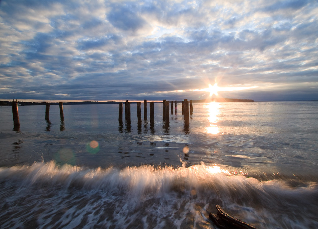 Sunset At Steilacoom We went over to a park by the Anderso… Flickr