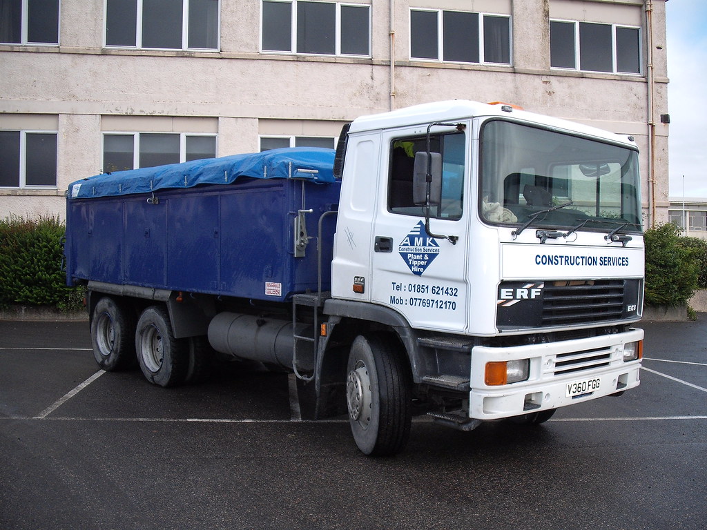 ERF EC8 V360 FGG AMK Plant & tipper hire john mackay Flickr
