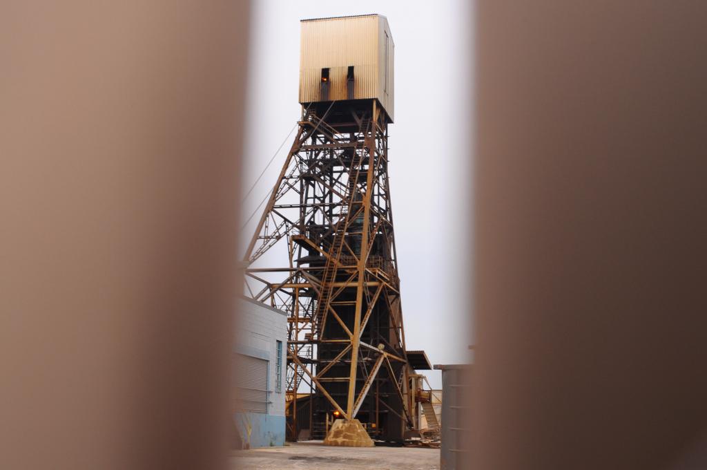 Morton Salt Mine Headframe Ohio The Headframe of the Mor… Flickr