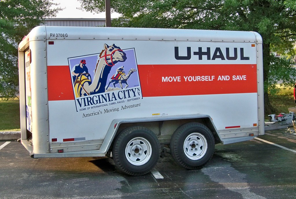 Uhaul car trailer
