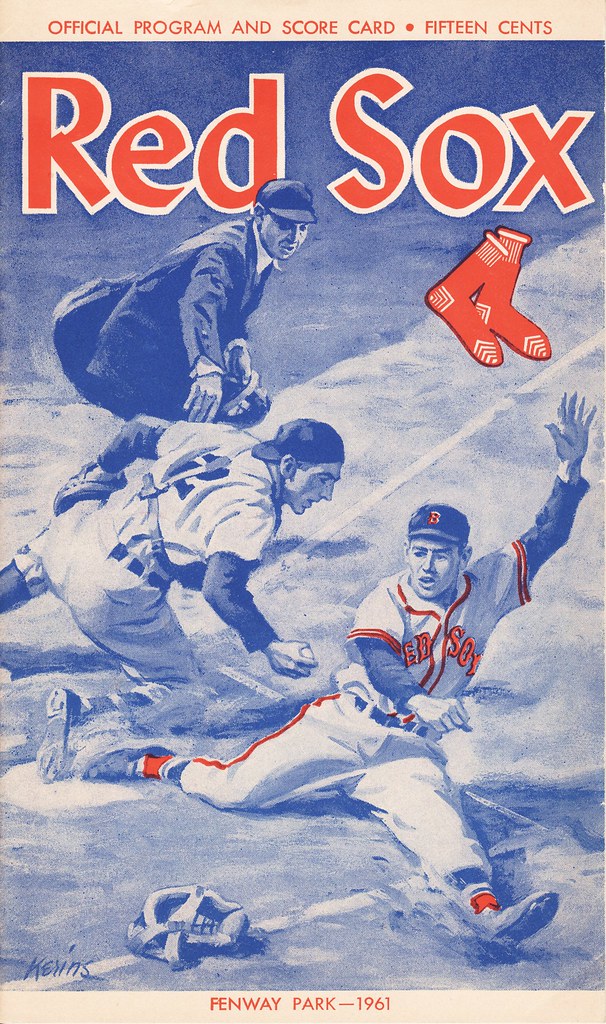1961 Red Sox Program May 30, 1961 vs New York Box Score w… Flickr