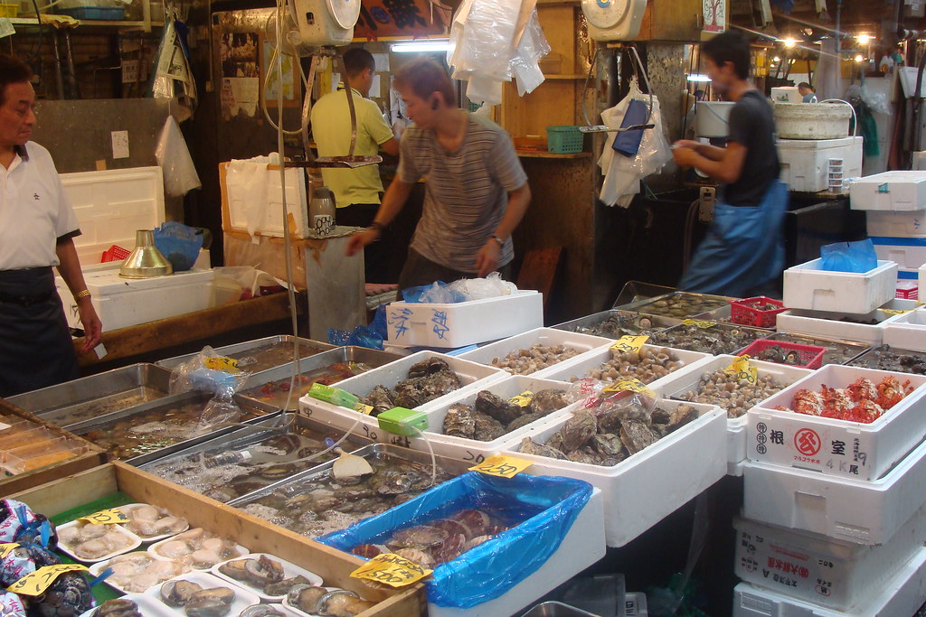 Tsukiji fish market, Tokyo Graham Stanley Flickr
