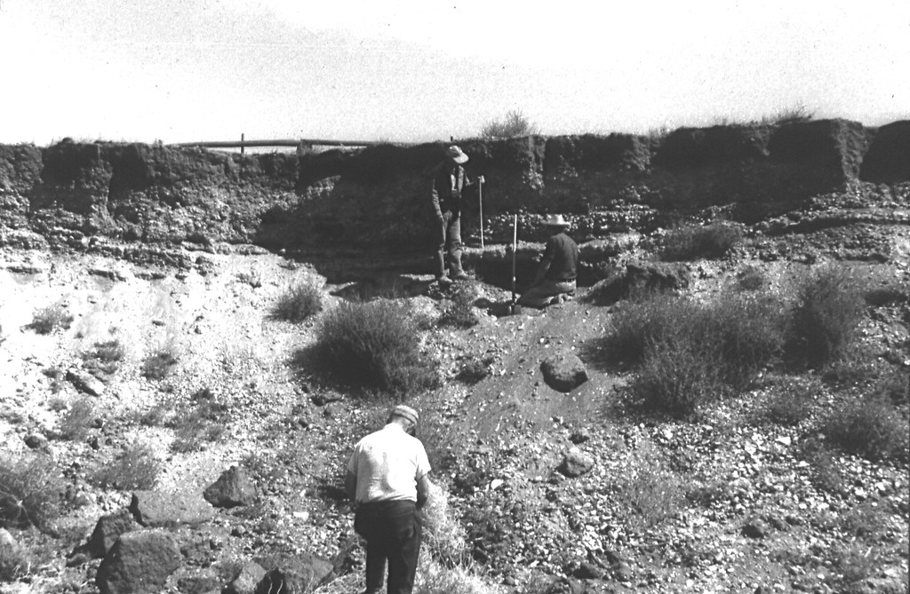 Archaeological Excavations in Central Oregon (USA) 1966 a photo on