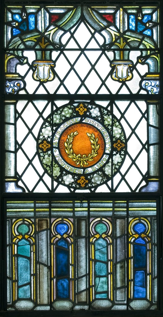 Syracuse University Artist Unattributed Stained glass 190… Flickr