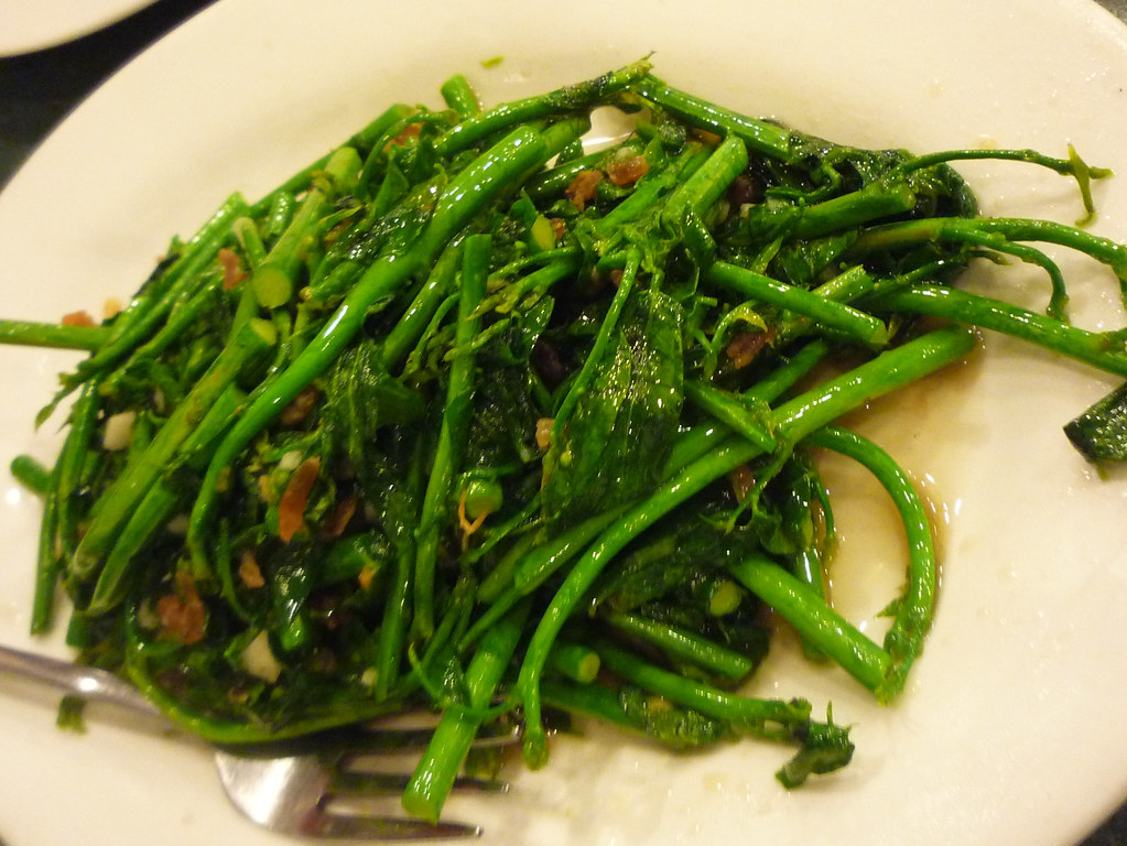 Sayur Manis with Dried Shrimp and Garlic Chenography Flickr