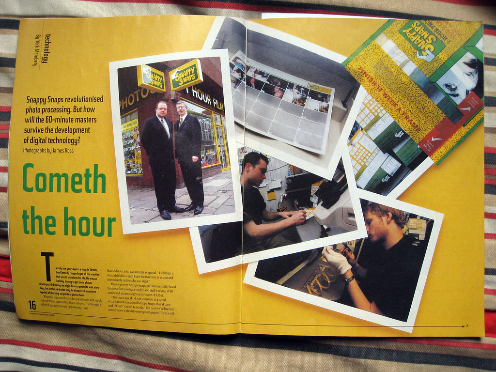 Snappy Snaps 2001 Cuando trabajaba en un laboratorio en Lo… Alvaro