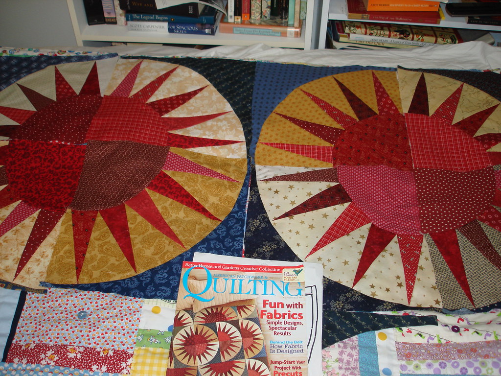 First 2 full circles of Points of Pride Quilt Man, how can… Flickr