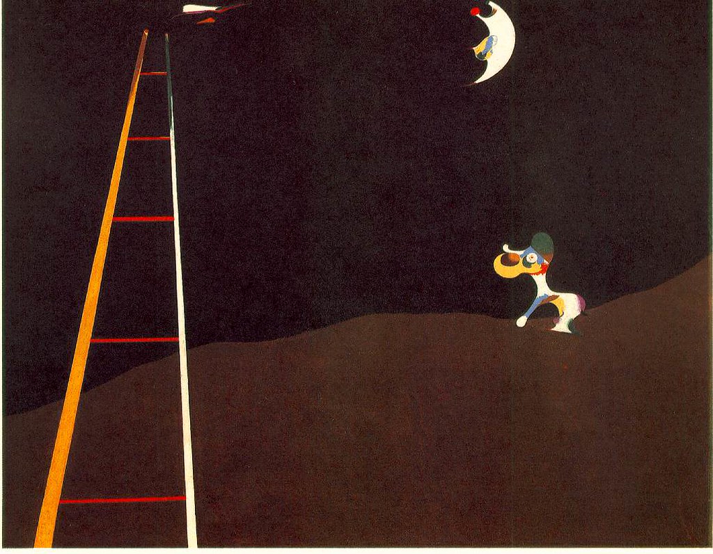 Dog barking moon von/from Joan Miró, 1926 Quelle Joan