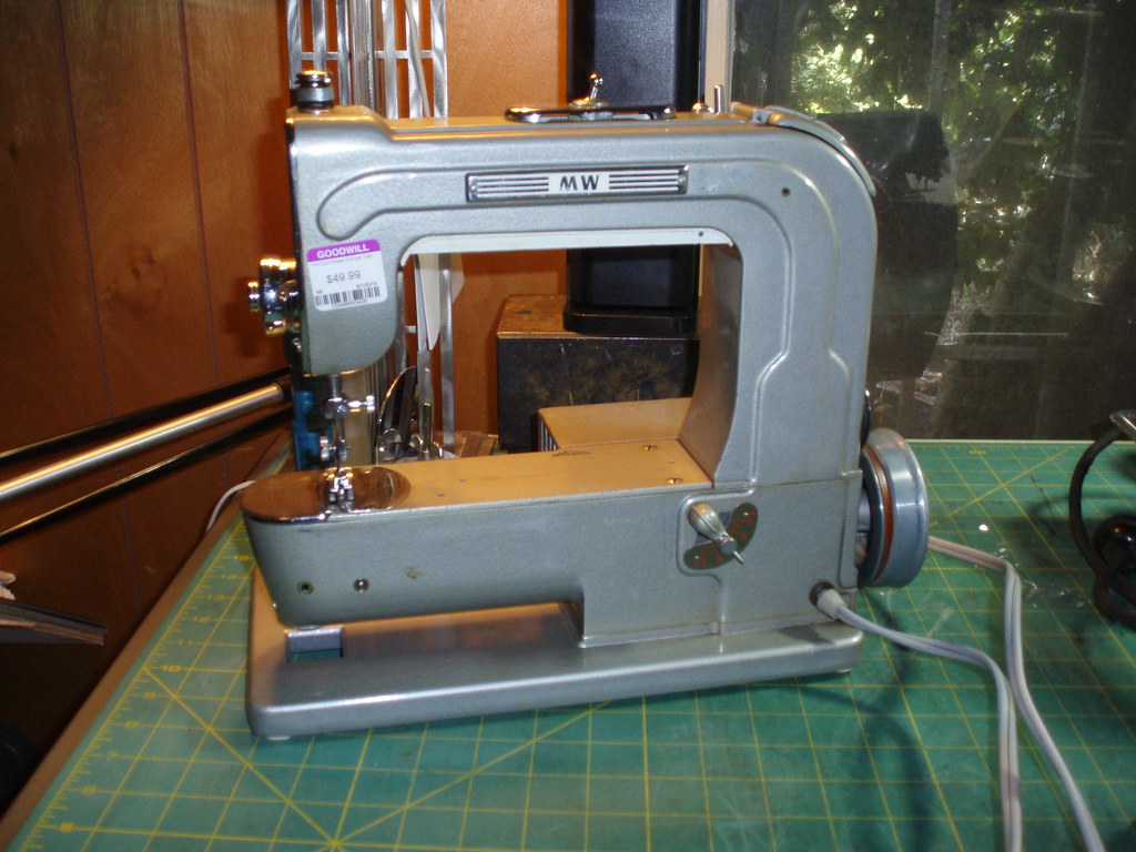 PortmanNSMCO Sewing Machine This is a Montgomery Ward sew… Flickr