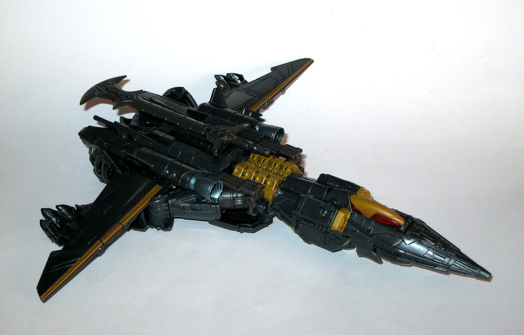 EUC Transformers Jet Plane Megatron From The Last Knight Gray Gold 5