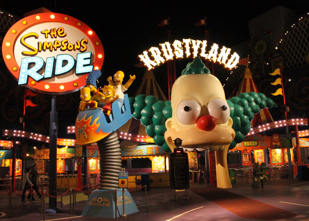 KRUSTYLAND The Simpons Ride Universal Studios