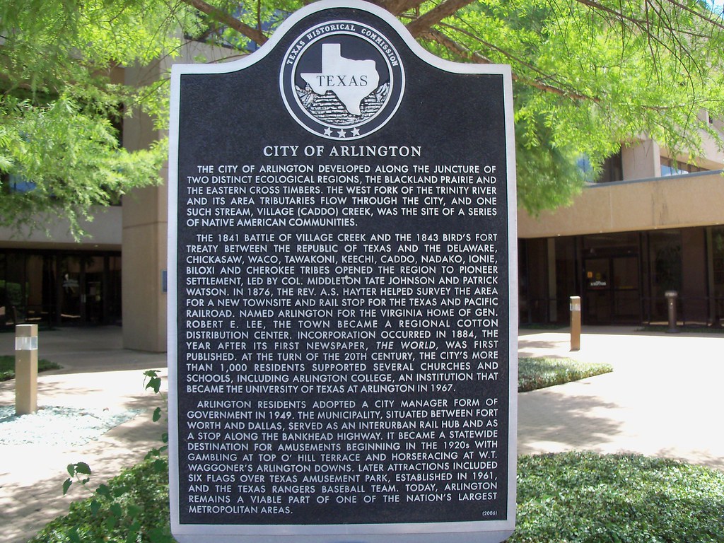 City of Arlington, Arlington, Texas Historical Marker Flickr