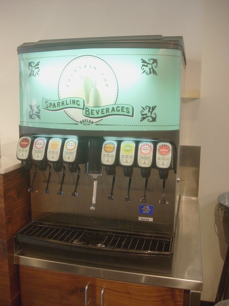 Boylan soda fountain at Mendocino Farms Mendocino Farms di… Flickr