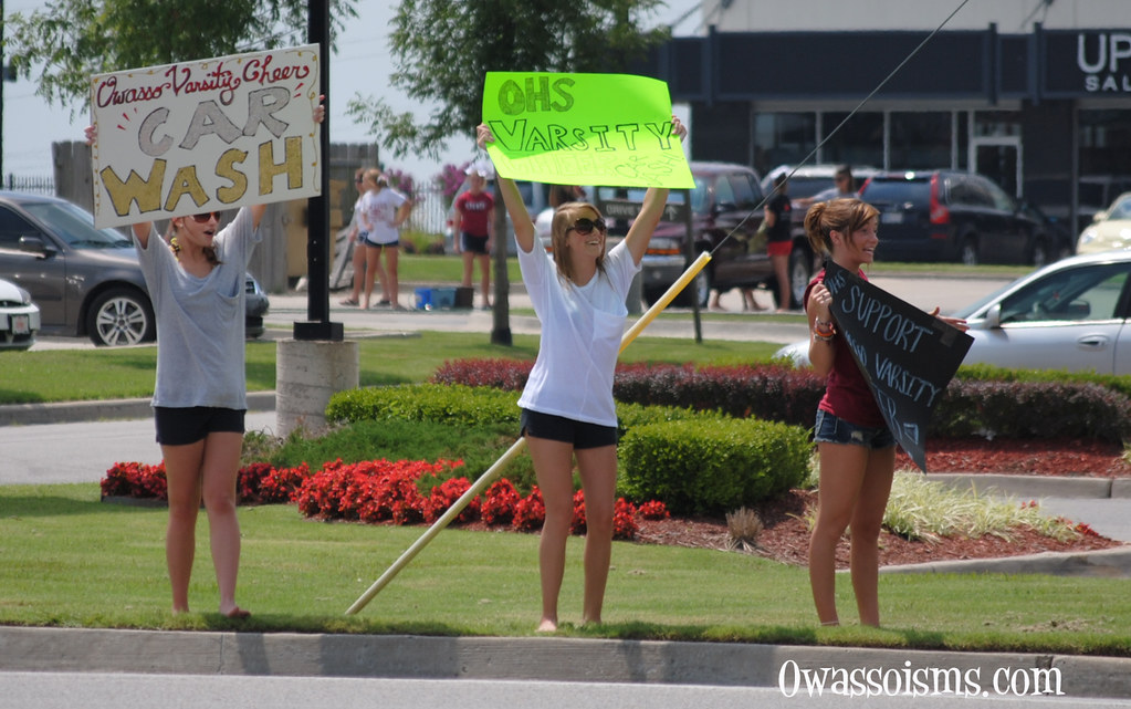 DSC_0477 Owasso Varsity Cheer Car Wash halepop Flickr