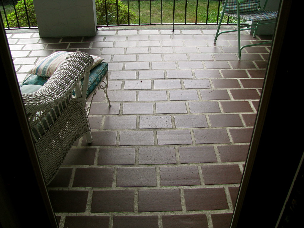 Woodsdale Home Wheeling, WV Tile floor porch. Ryan Stanton Flickr