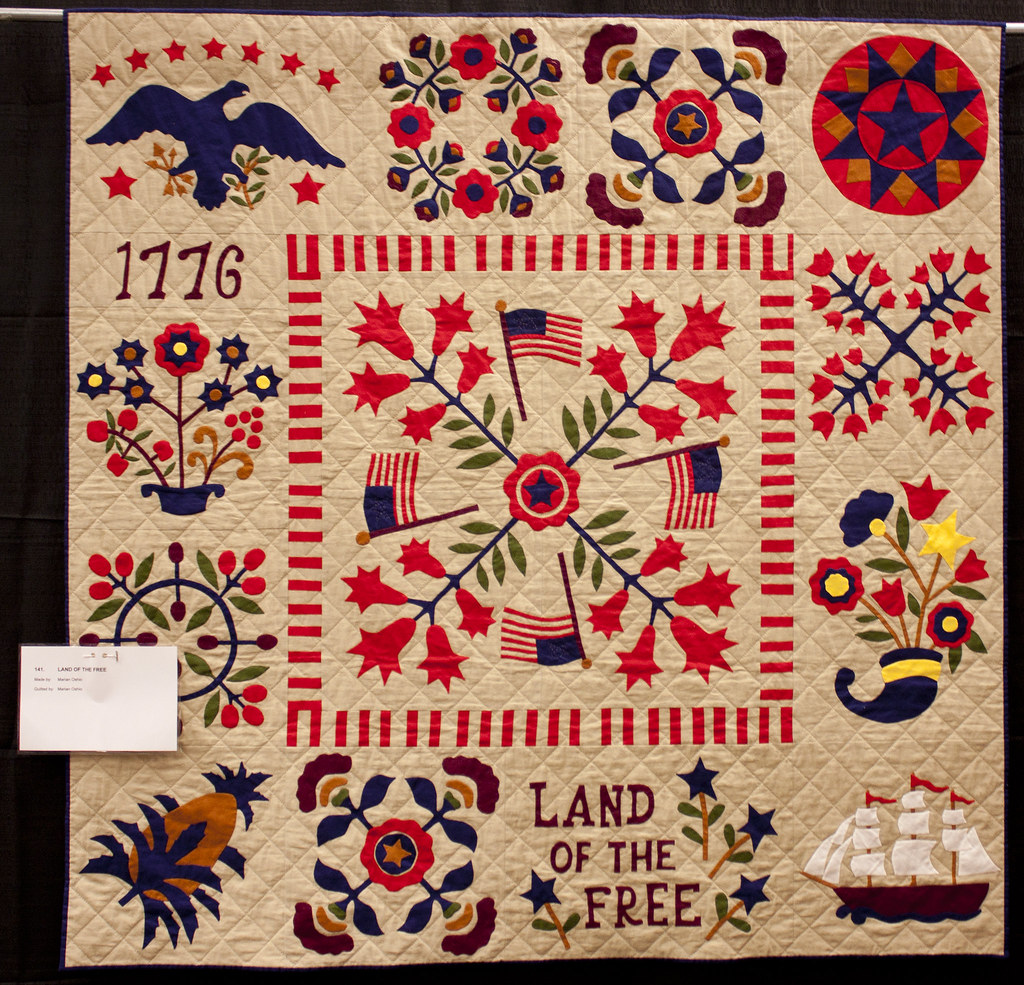 Ann Arbor 2010 Quilt Show love how retro this centennial q… Flickr