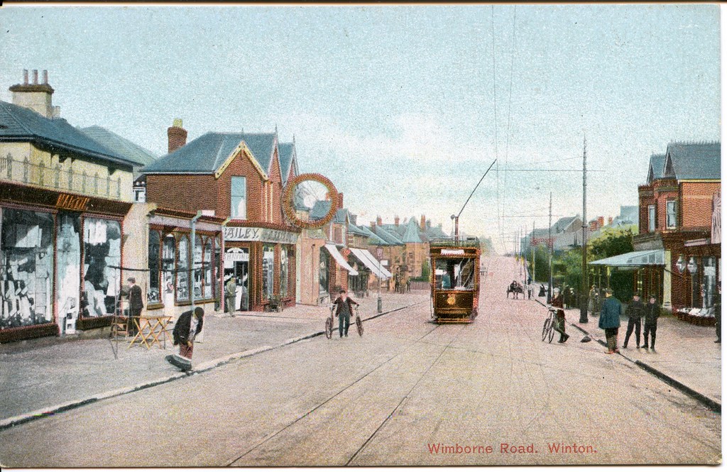 Wimborne Road, Winton, Bournemouth Looking north from the … Flickr