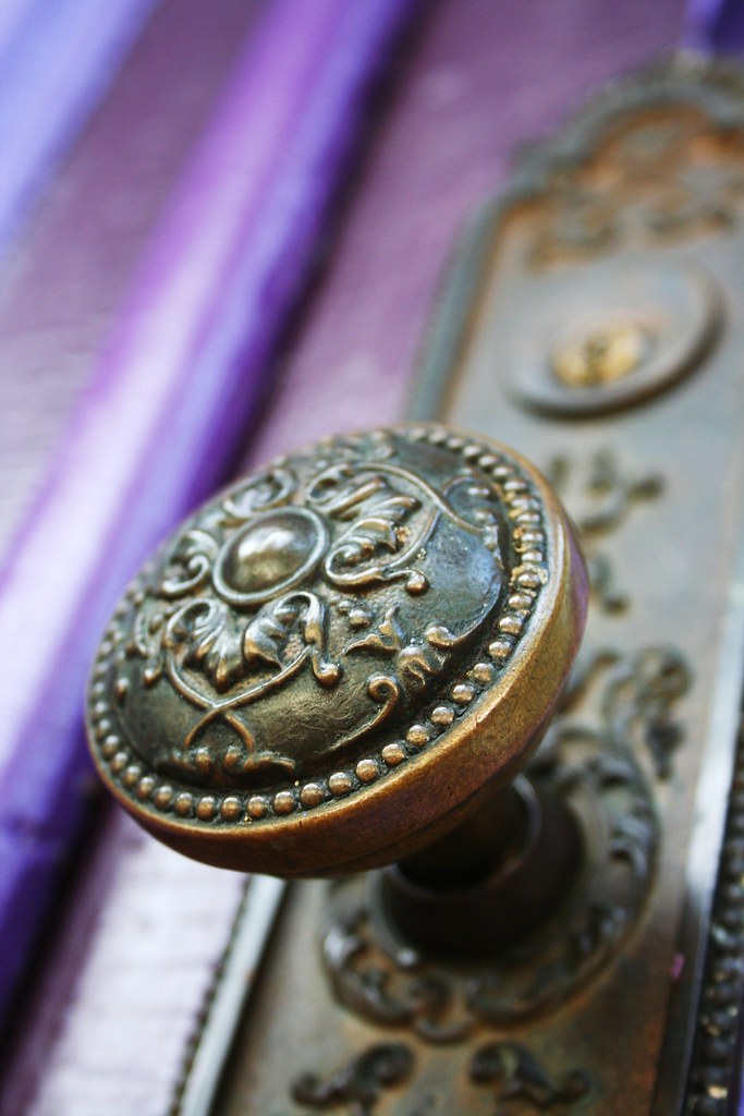 Gypsy I love this door knob. I really like the purple in t… Flickr