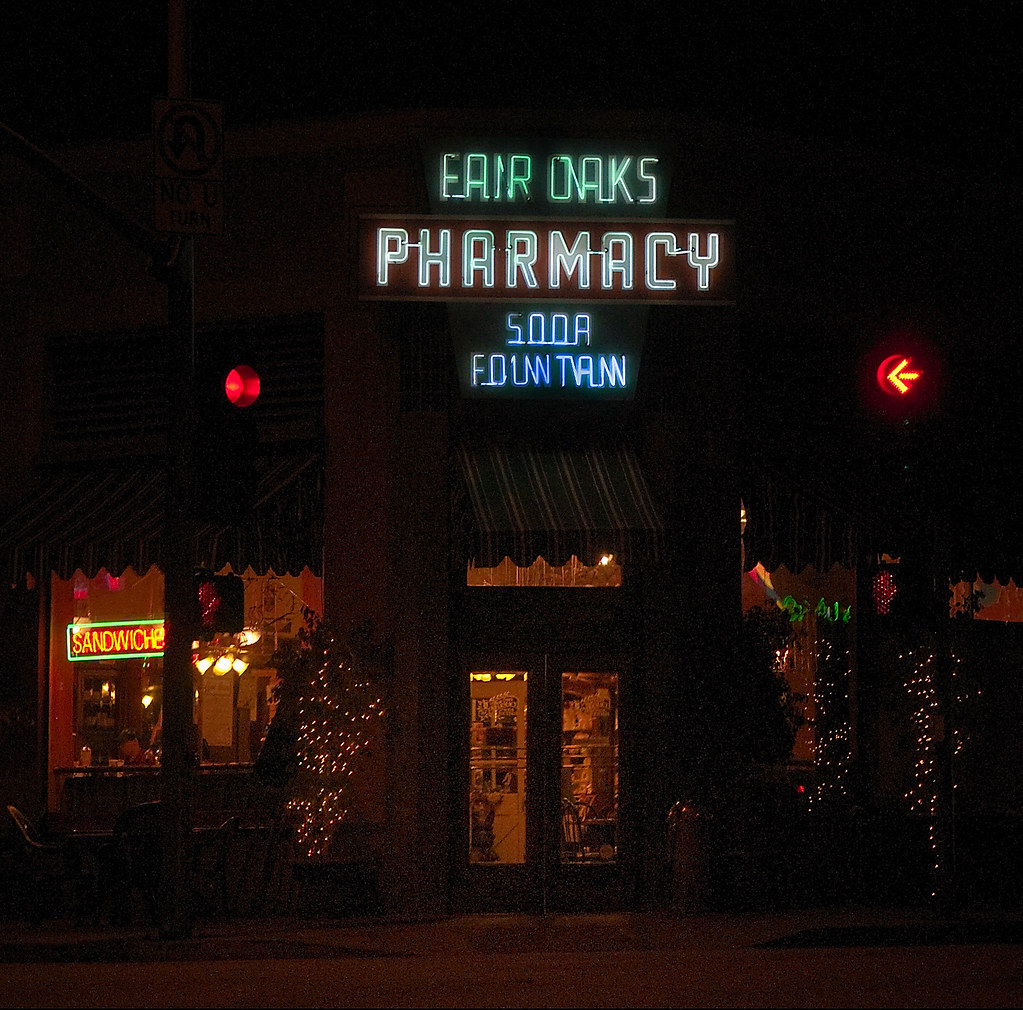 Fair Oaks Pharmacy The old pharmacy still looks good. Marion Brite