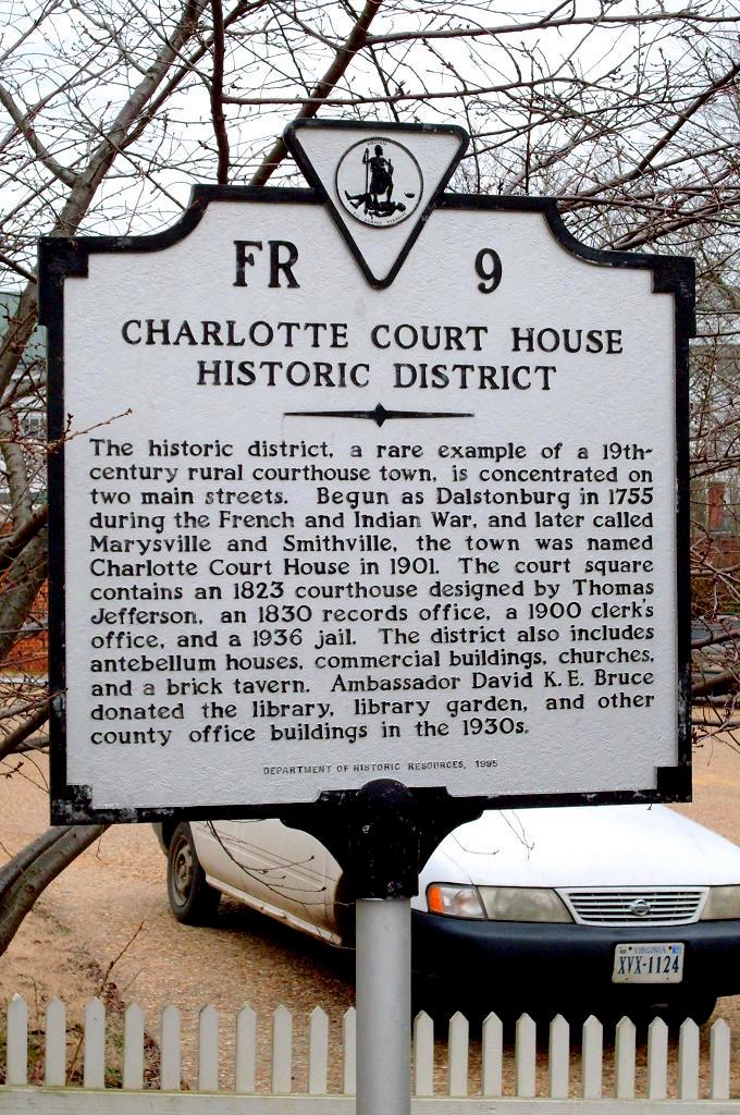 Charlotte Court House Historic District This is a creative… Flickr