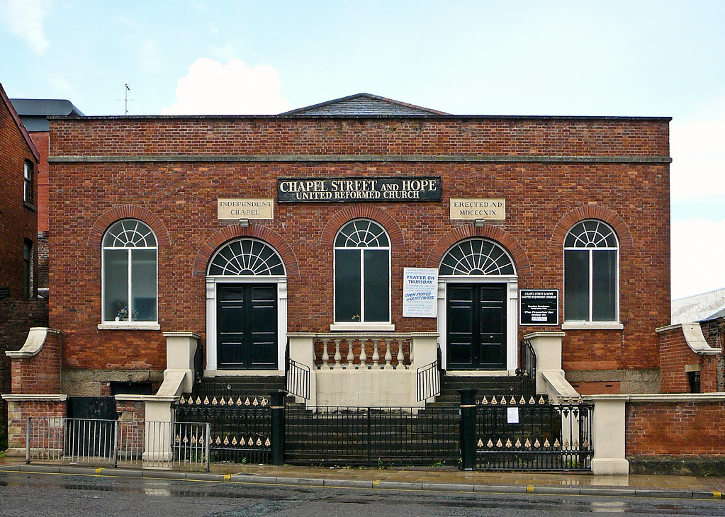 Chapel Street and Hope 1819. Chapel Street, Salford Flickr