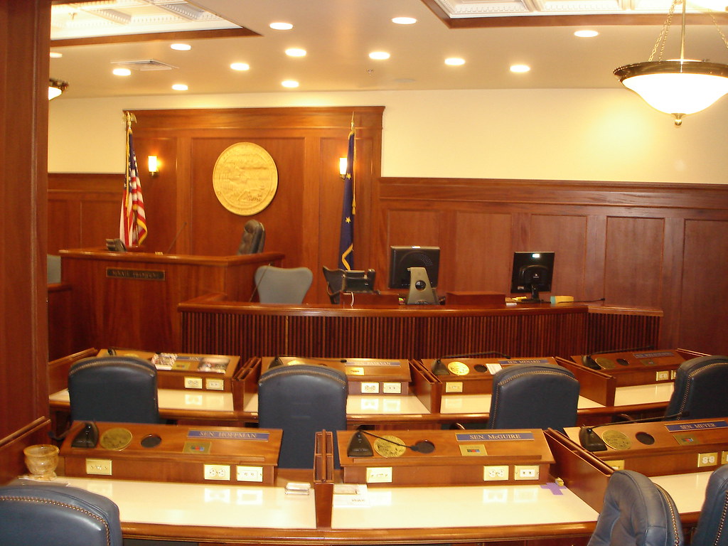 State House from the small gallery of the Alaska State Hou… Flickr