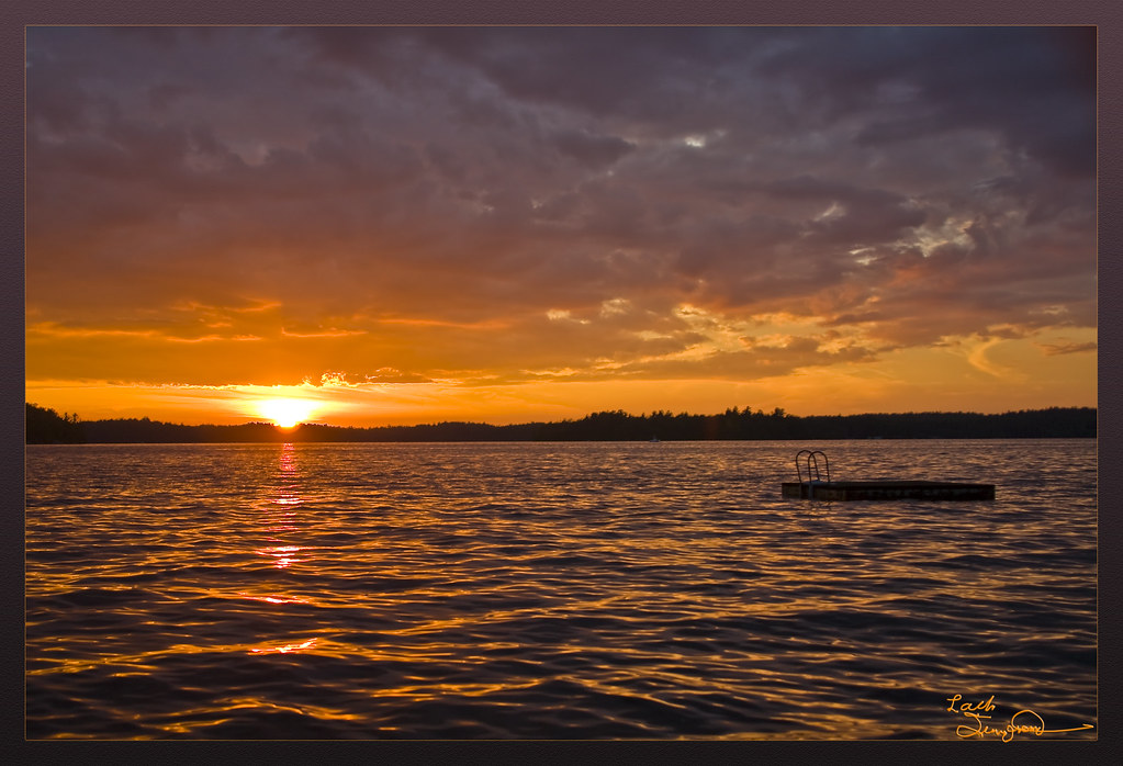 Lake Bonaparte Sunset Lach Flickr