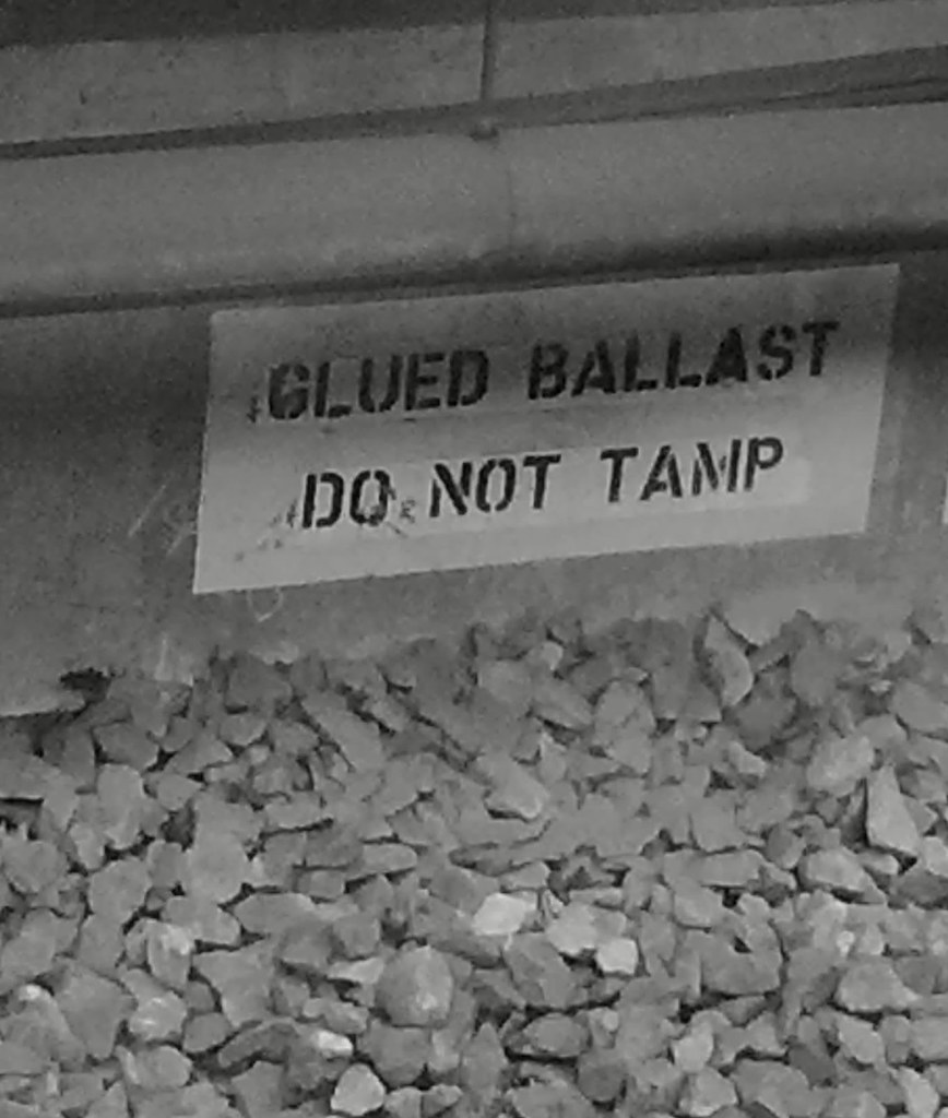 Glued Ballast, Paddington Station, London Just like my mod… Flickr