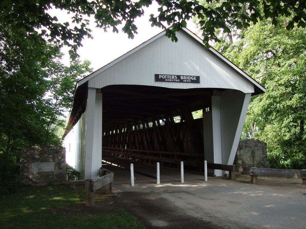 Potter's Covered Bridge (Noblesville, Indiana) This lovely… Flickr