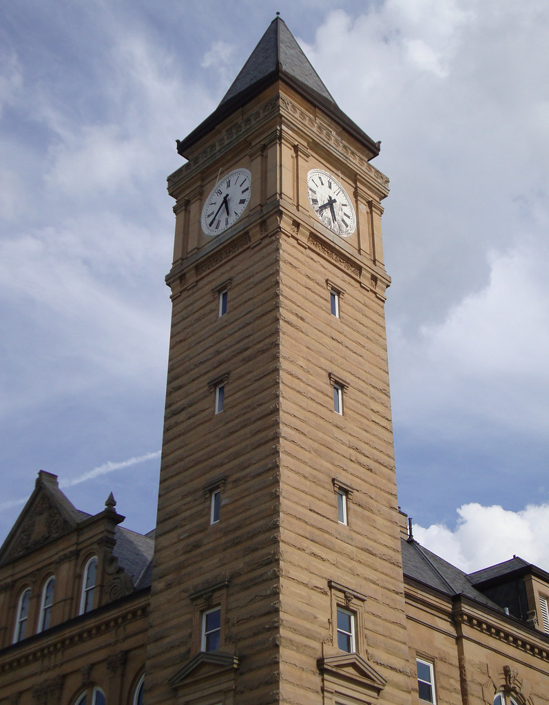 Tipton County Courthouse Tower (Tipton, Indiana) Styled as… Flickr