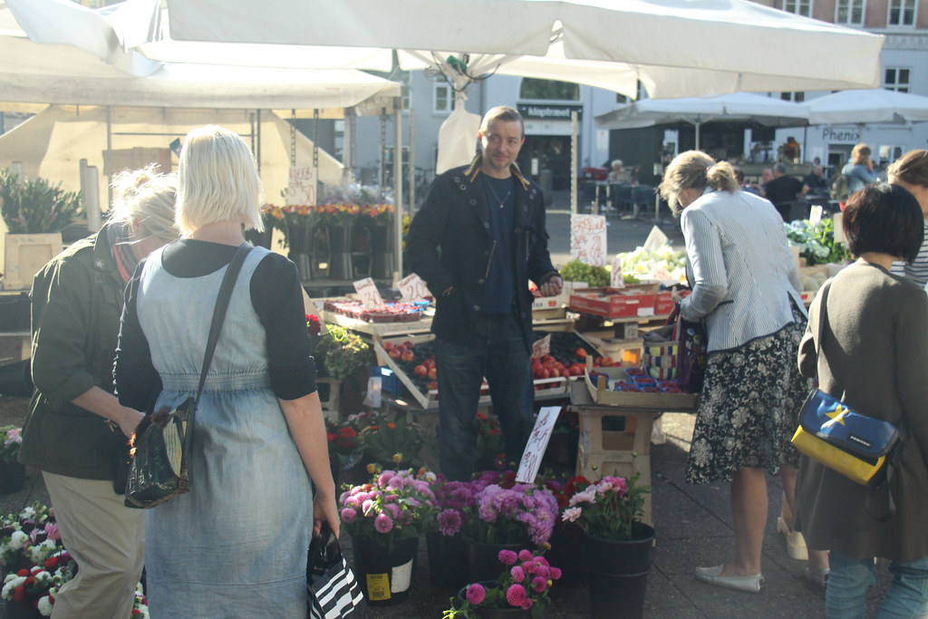 The Flower Man Visiting with friends in CPH blese Flickr