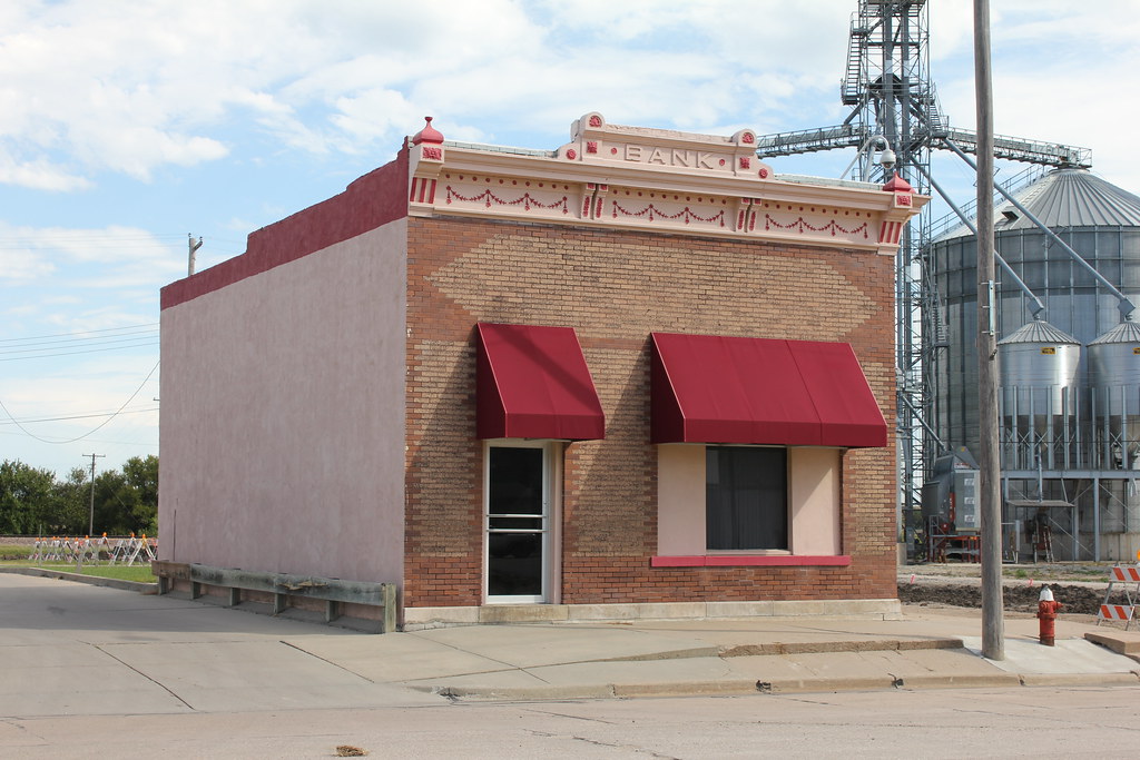Farmers State Bank Building Adams, NE Tom McLaughlin Flickr