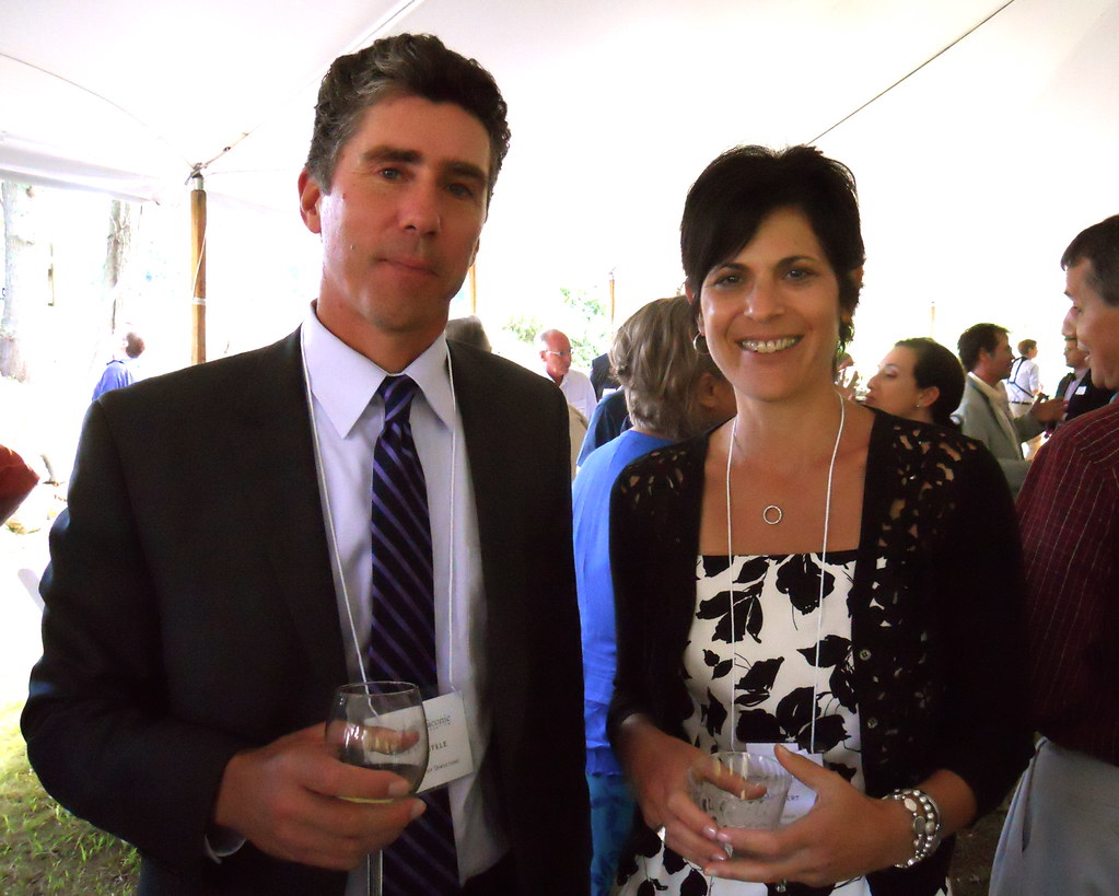 Open House Salisbury Bank president Rick Cantele with Jill… Flickr
