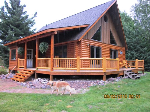 Hiawatha Log Home Makeover July 2010 16 years of coat buil… Flickr
