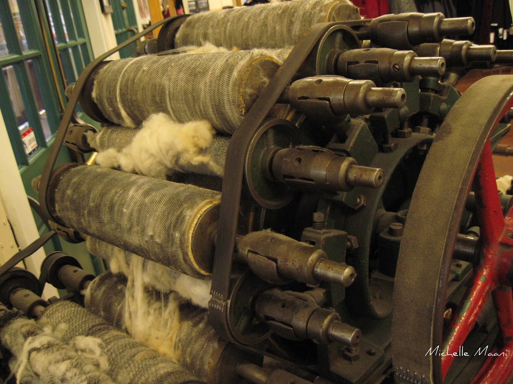 Antique wool carding machine Pendleton mills, Washougal, W… Flickr