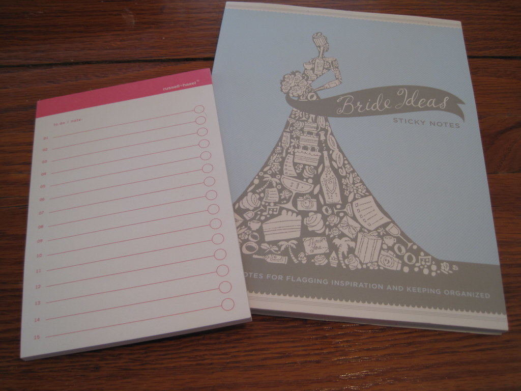 Wedding Binder To Do sticky notes from Russel + Hazel, Bri… Flickr