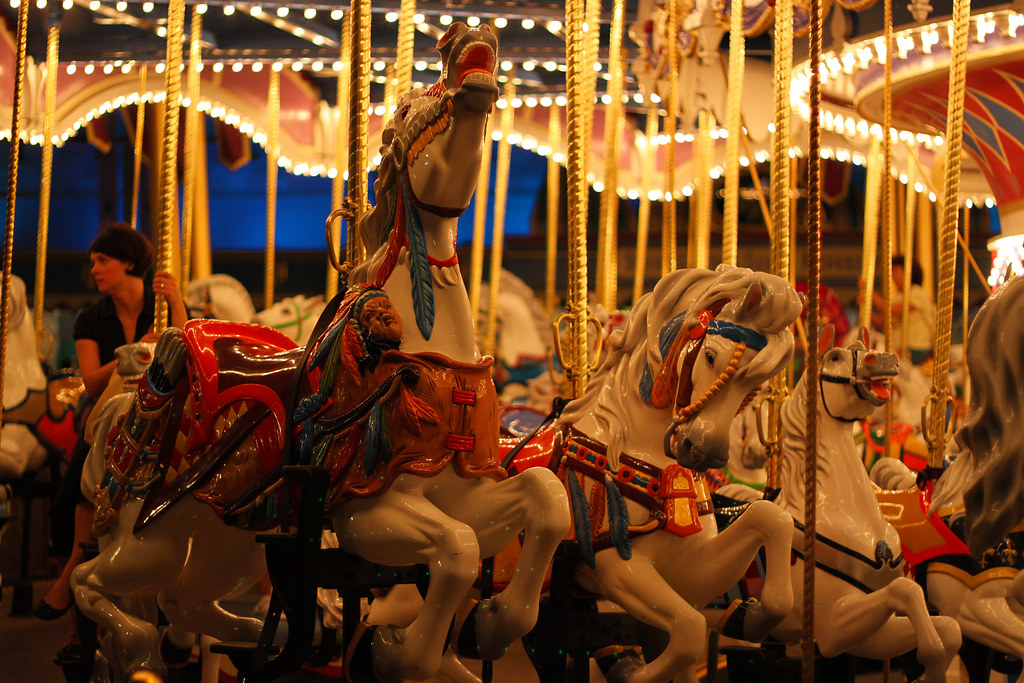Fantasyland Carousel The fully restored carousel features … Flickr