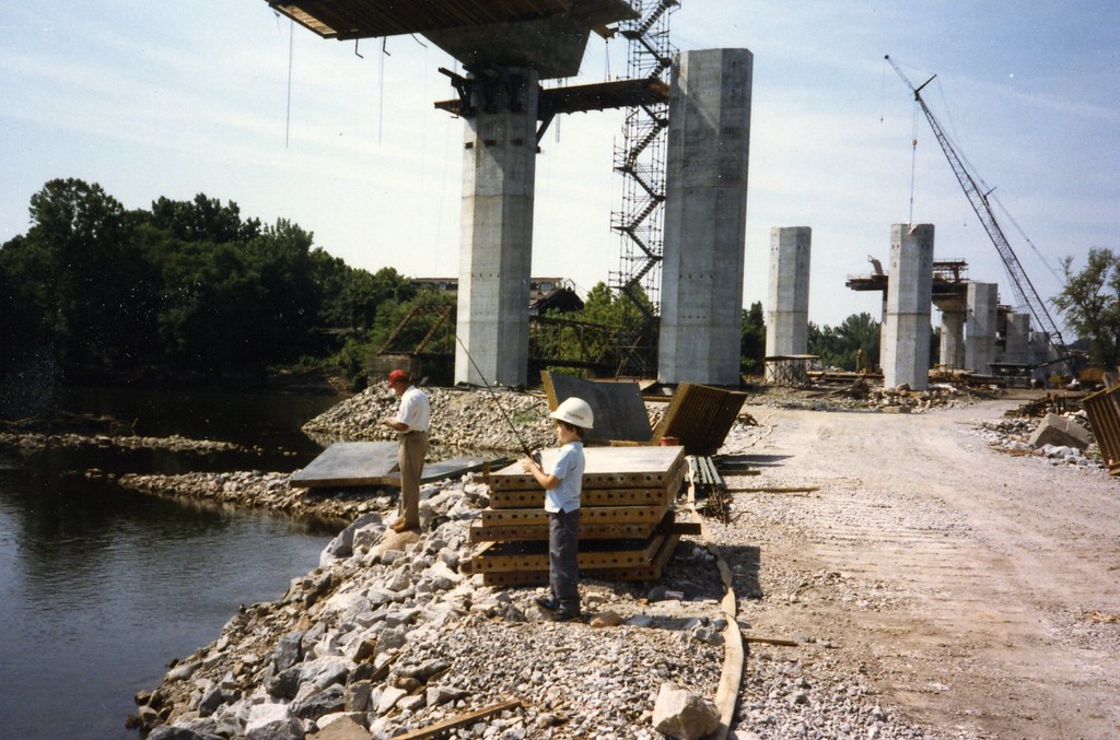 Me at the Robert E. Lee Bridge Construction Site I'm the s… Flickr