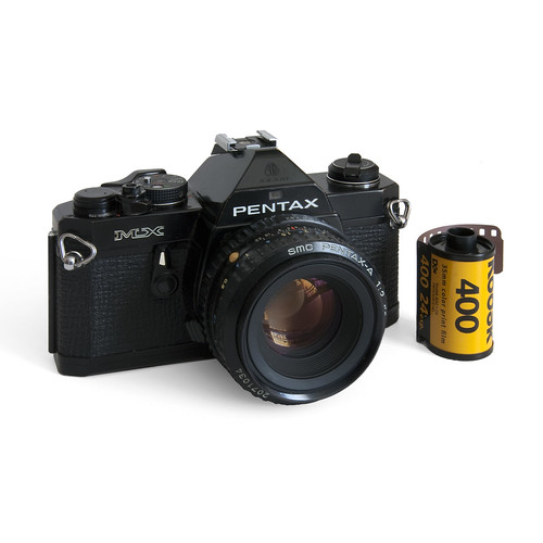 Pentax MX with film This was my second SLR camera, and it … Flickr