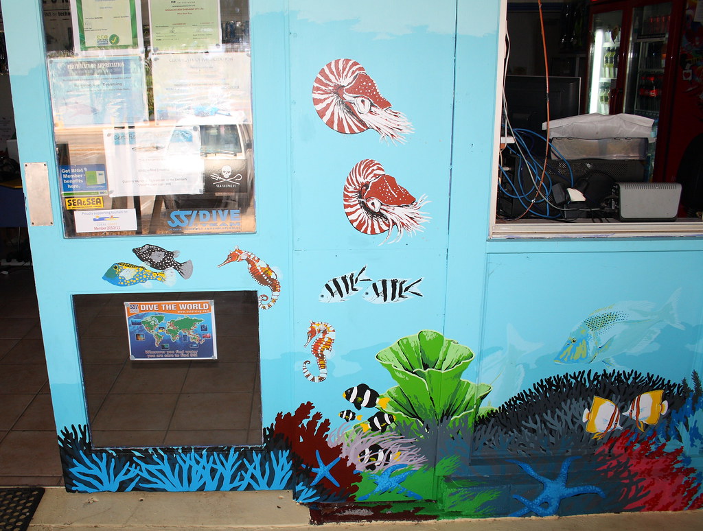 Ningaloo Reef Dreaming Mural by Mark Bell IMG9946… Flickr