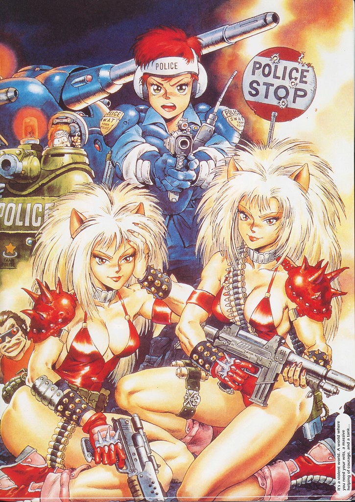 Dominion Tank Police Cat Sisters Ozeki is an unlikely h… Flickr