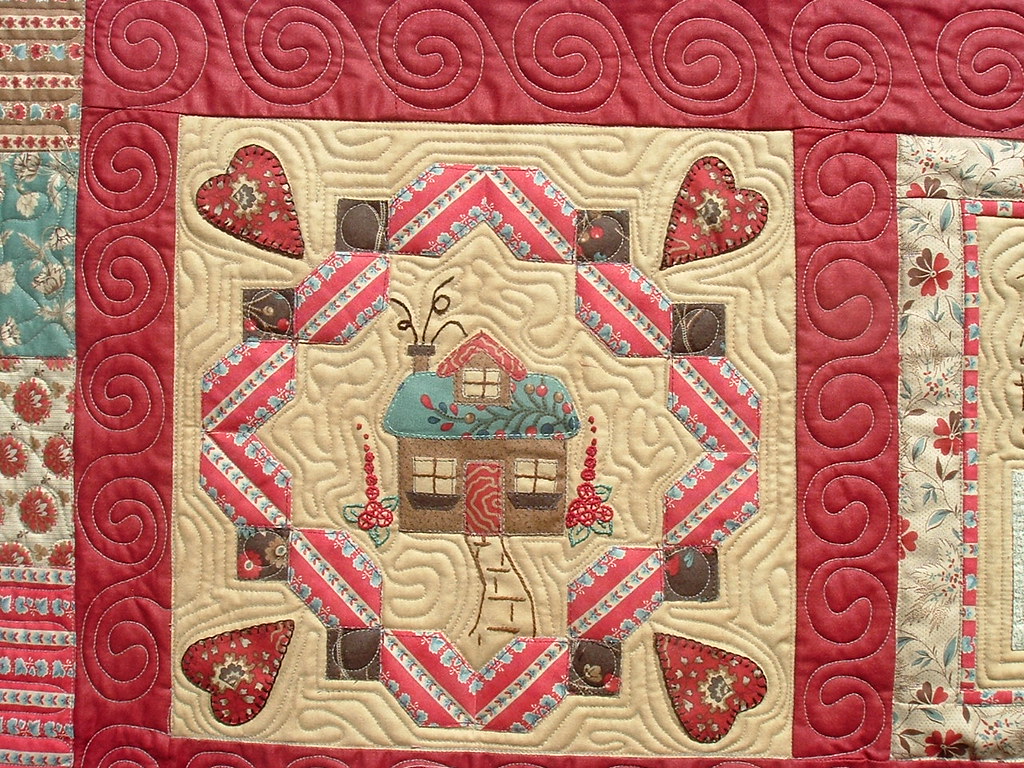 HEART and HOME QUILT Made by the Ladies of Cabbage Rose … Flickr
