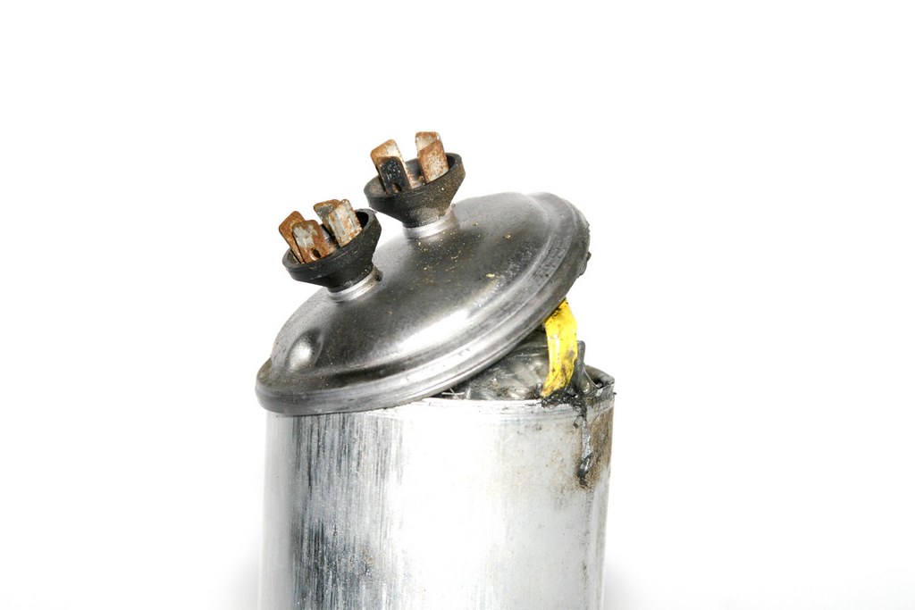 blown air conditioning capacitor Chapman Air Flickr