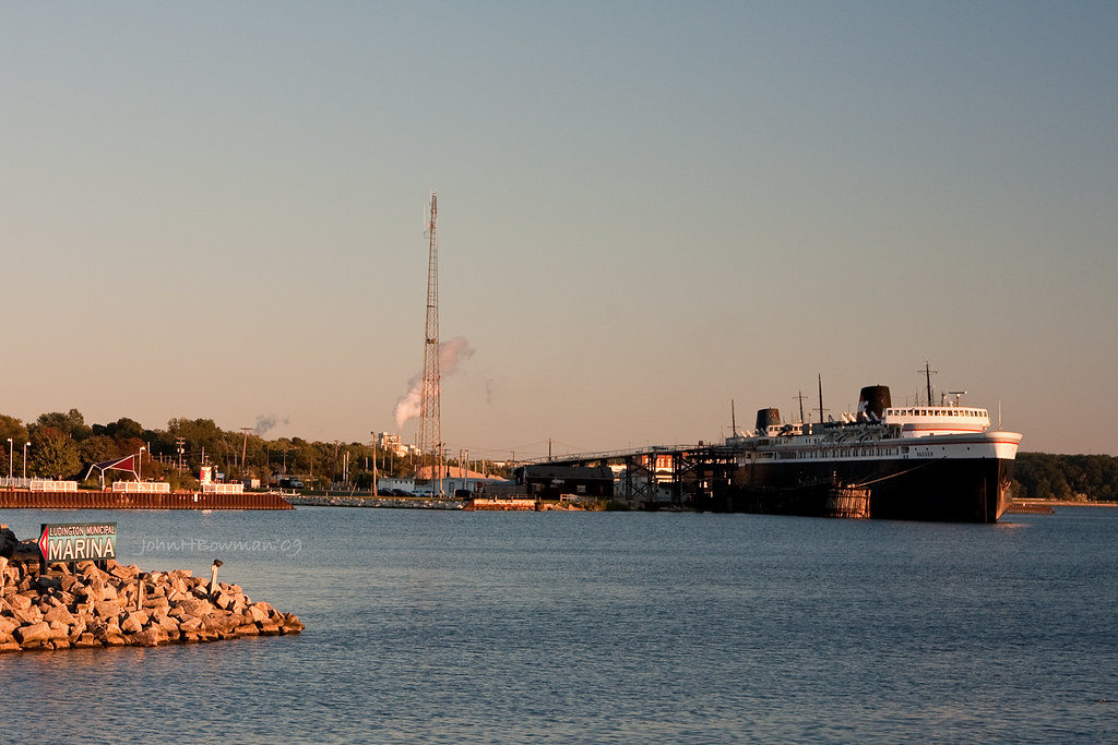 S.S. Badger Car Ferry, Ludington The 410foot S.S. Badger … Flickr