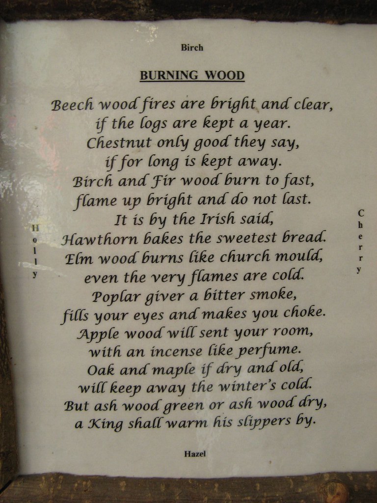 Firewood poem Matt James Flickr