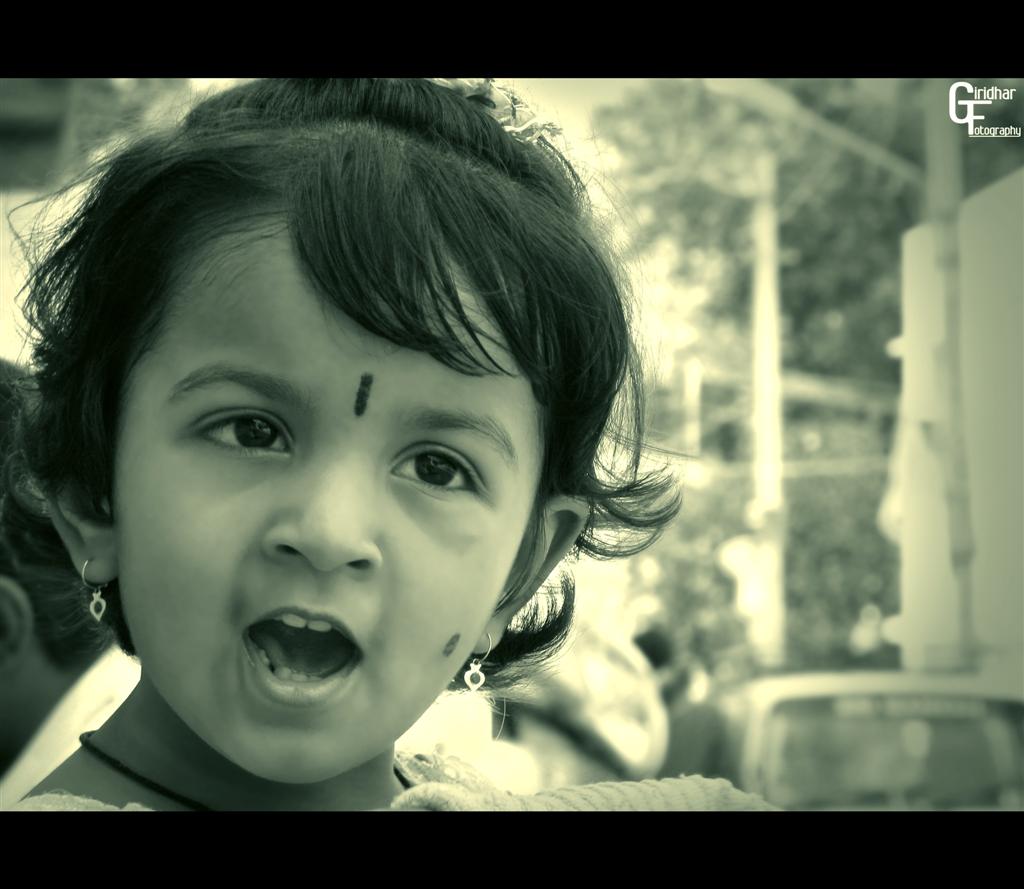 Akshara that's her name, meaning Alphabet. She is my cousi… Flickr