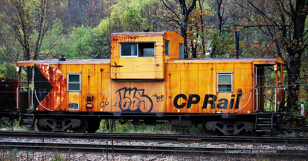 Worcester, New York Found this CP Rail caboose sitting on … Flickr