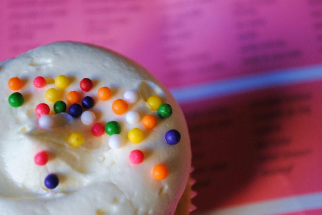 sprinkles Vanilla birthday cupcake from Cupcake… Flickr