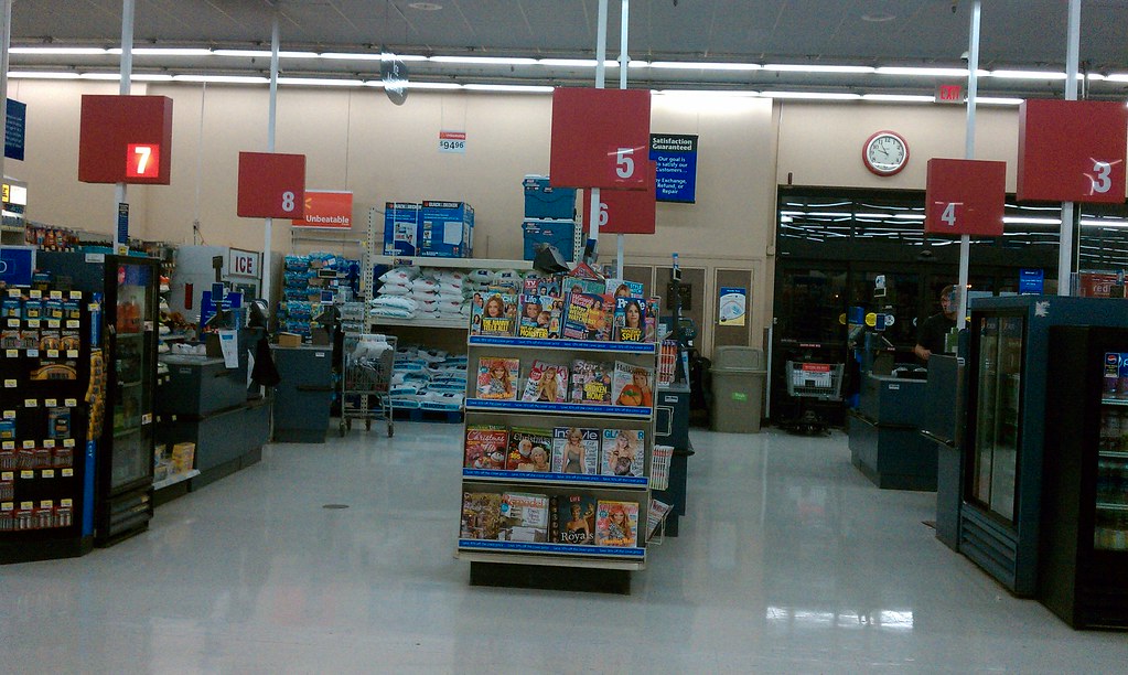 WalMart Blue Earth, Minnesota Front Checkouts a photo on Flickriver